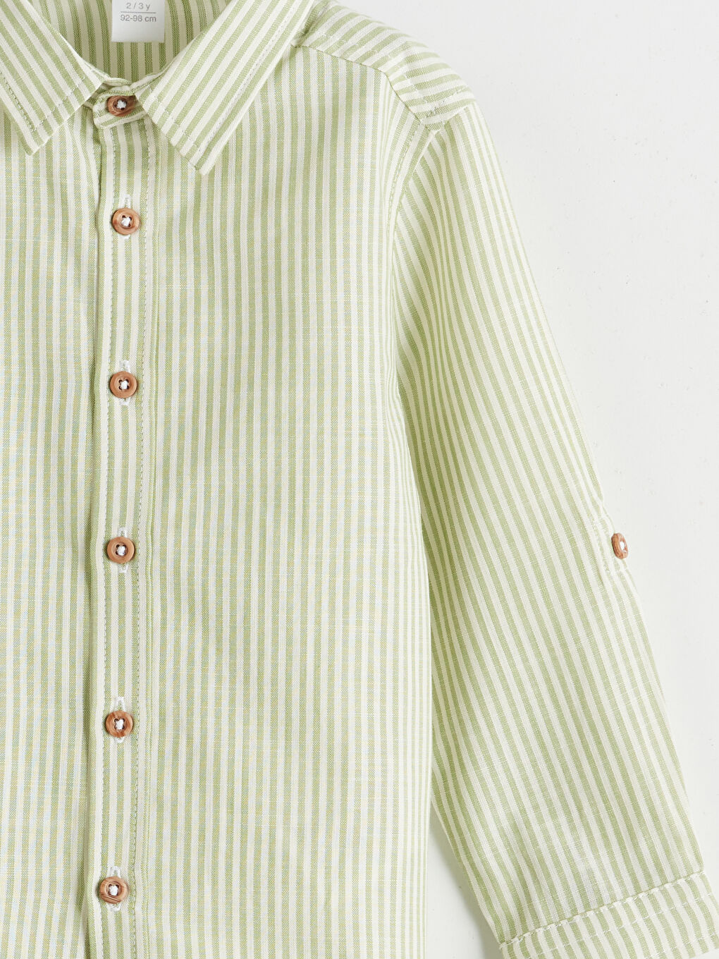 قميص بوبلين مخطط للأولاد-5