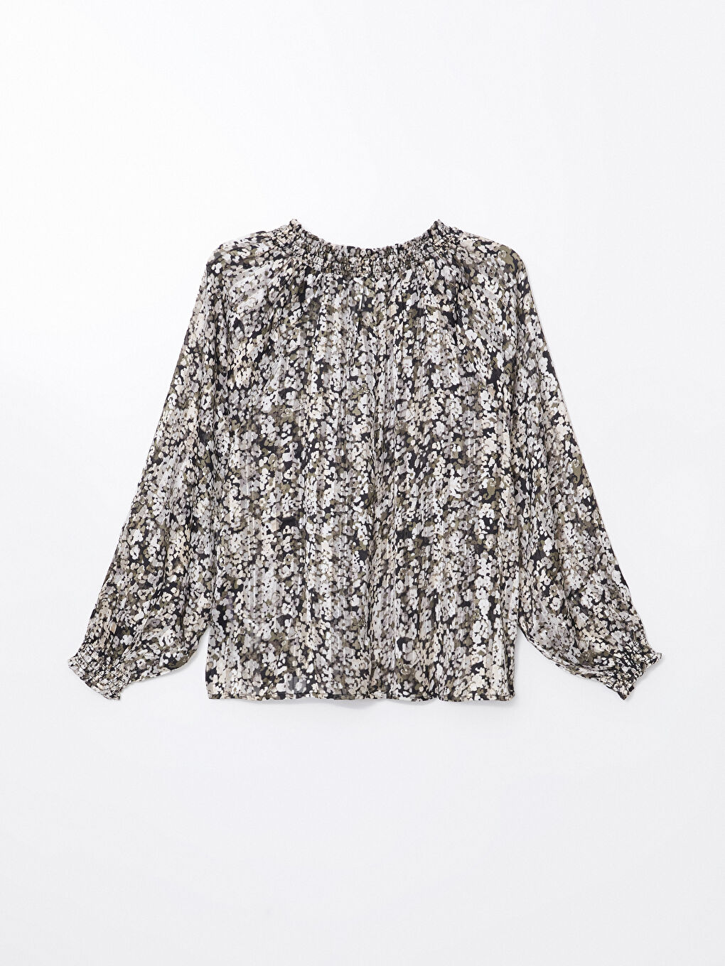 Tie Neck Floral Chiffon Women's Blouse -S5AD13Z8-LQJ