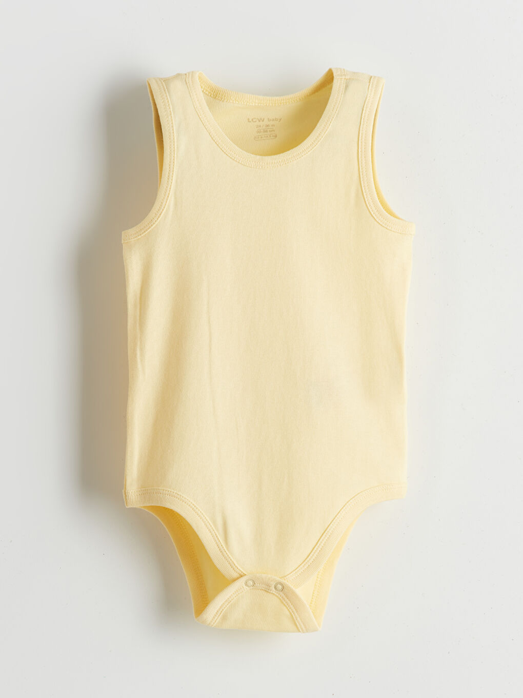 Sarı Bisiklet Yaka Erkek Bebek Çıtçıtlı Bodysuit