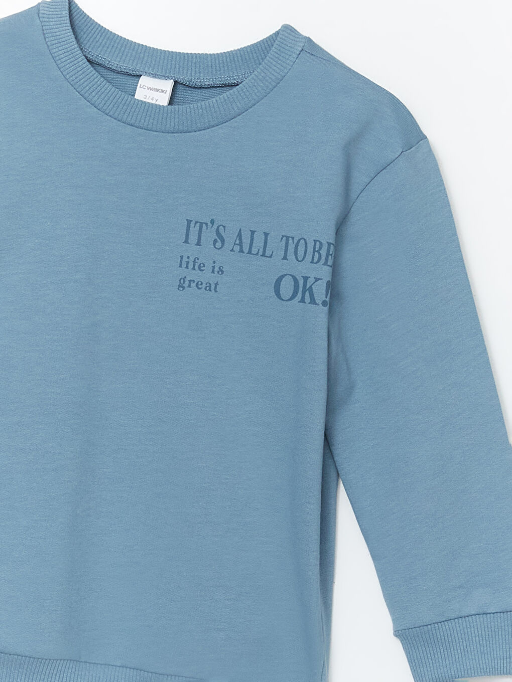 Crew Neck Boys' Sweatshirt-1