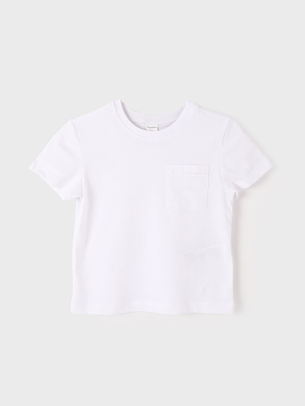 Crew Neck Short Sleeve Basic Boys' T-Shirt -S5AE01Z1-Q6K