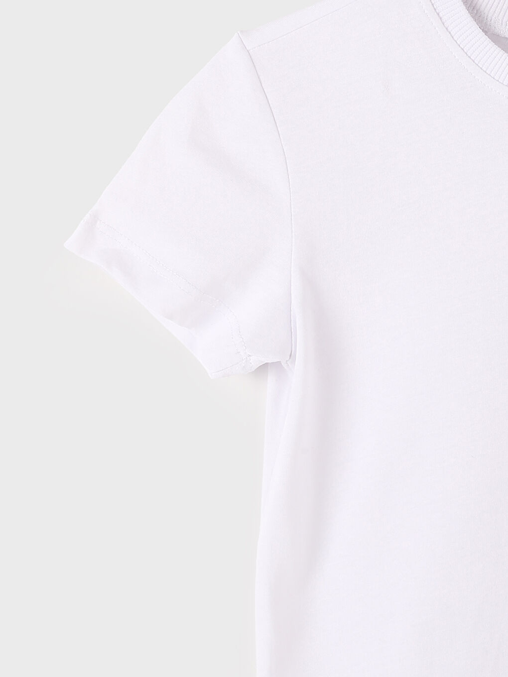 Crew Neck Short Sleeve Basic Boys' T-Shirt -S5AE01Z1-Q6K