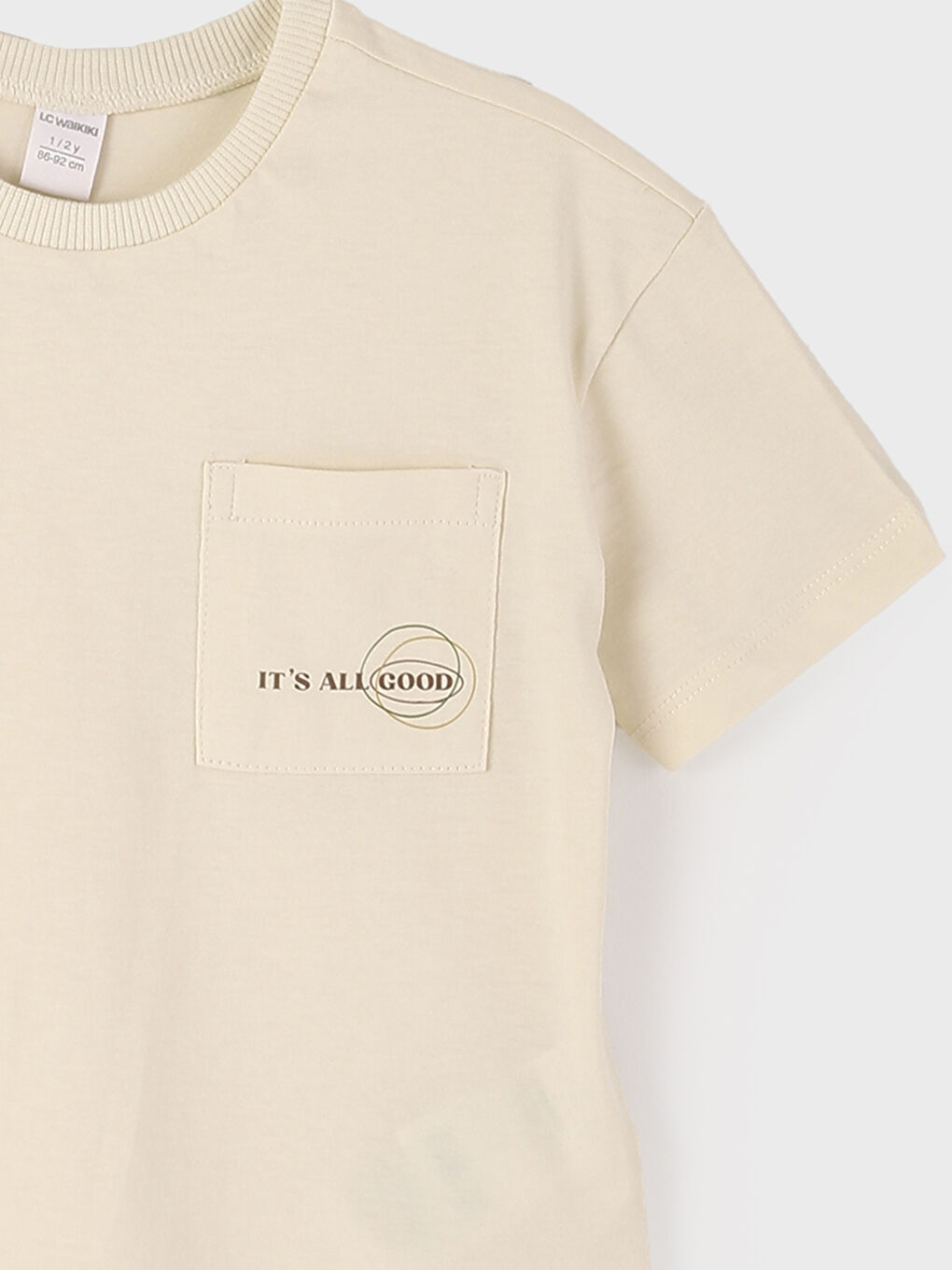 Crew Neck Printed Baby Boys' T-Shirt -S5AE05Z1-QVK