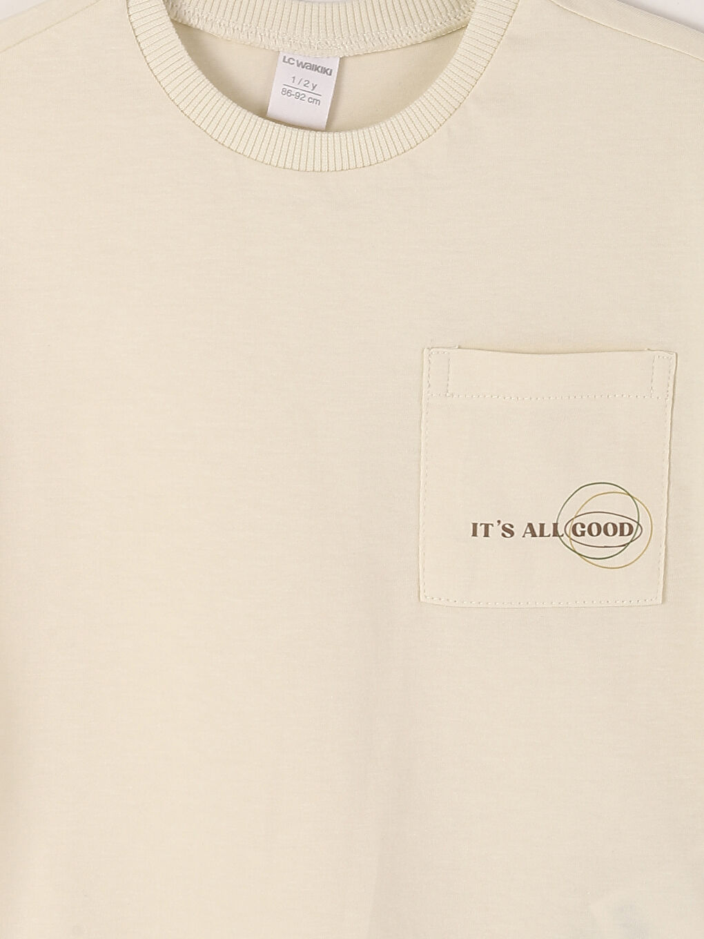 Crew Neck Printed Baby Boys' T-Shirt -S5AE05Z1-QVK