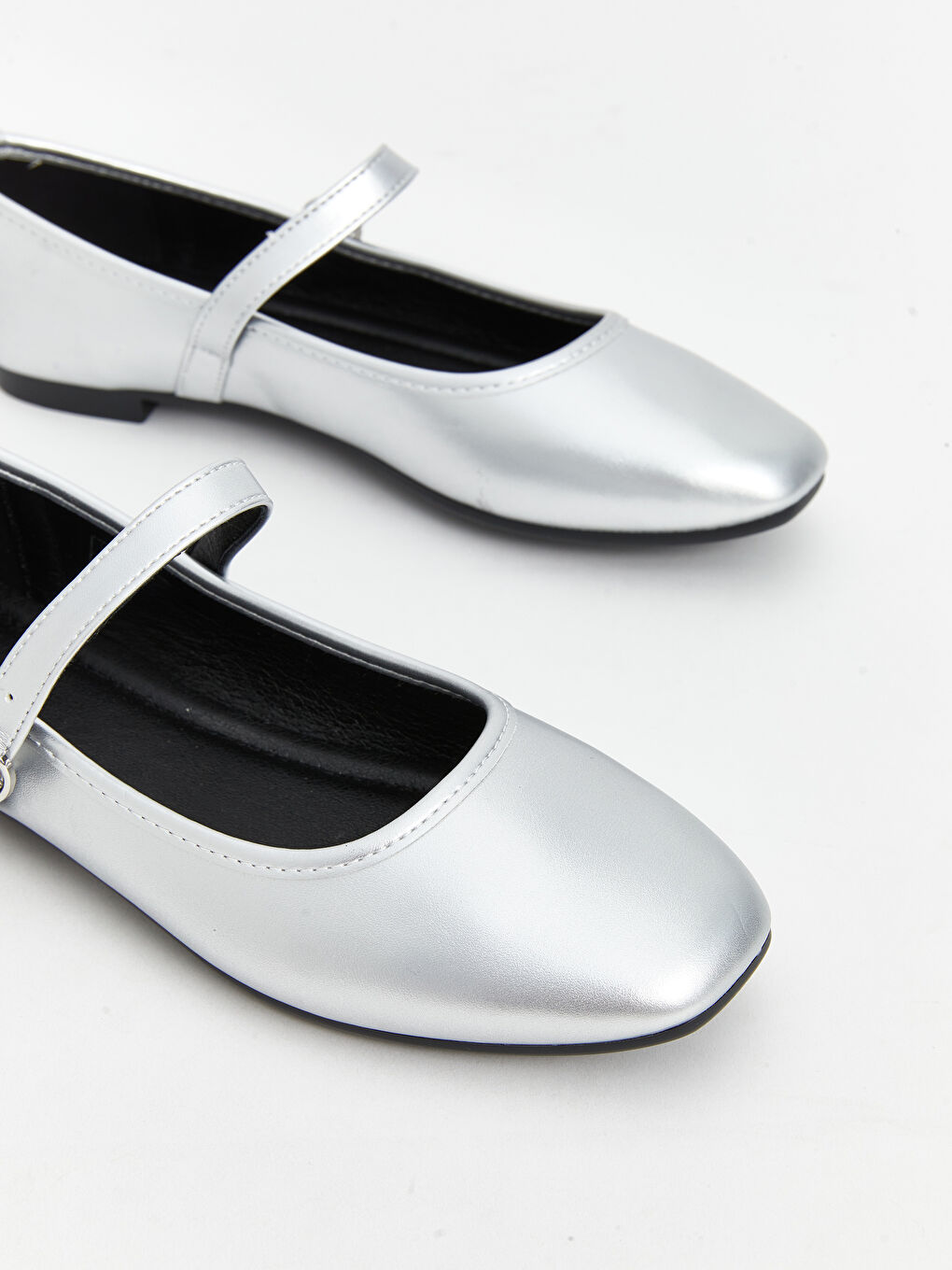 Shiny Faux Leather Women's Ballet Flats -S5AE60Z8-G8Z