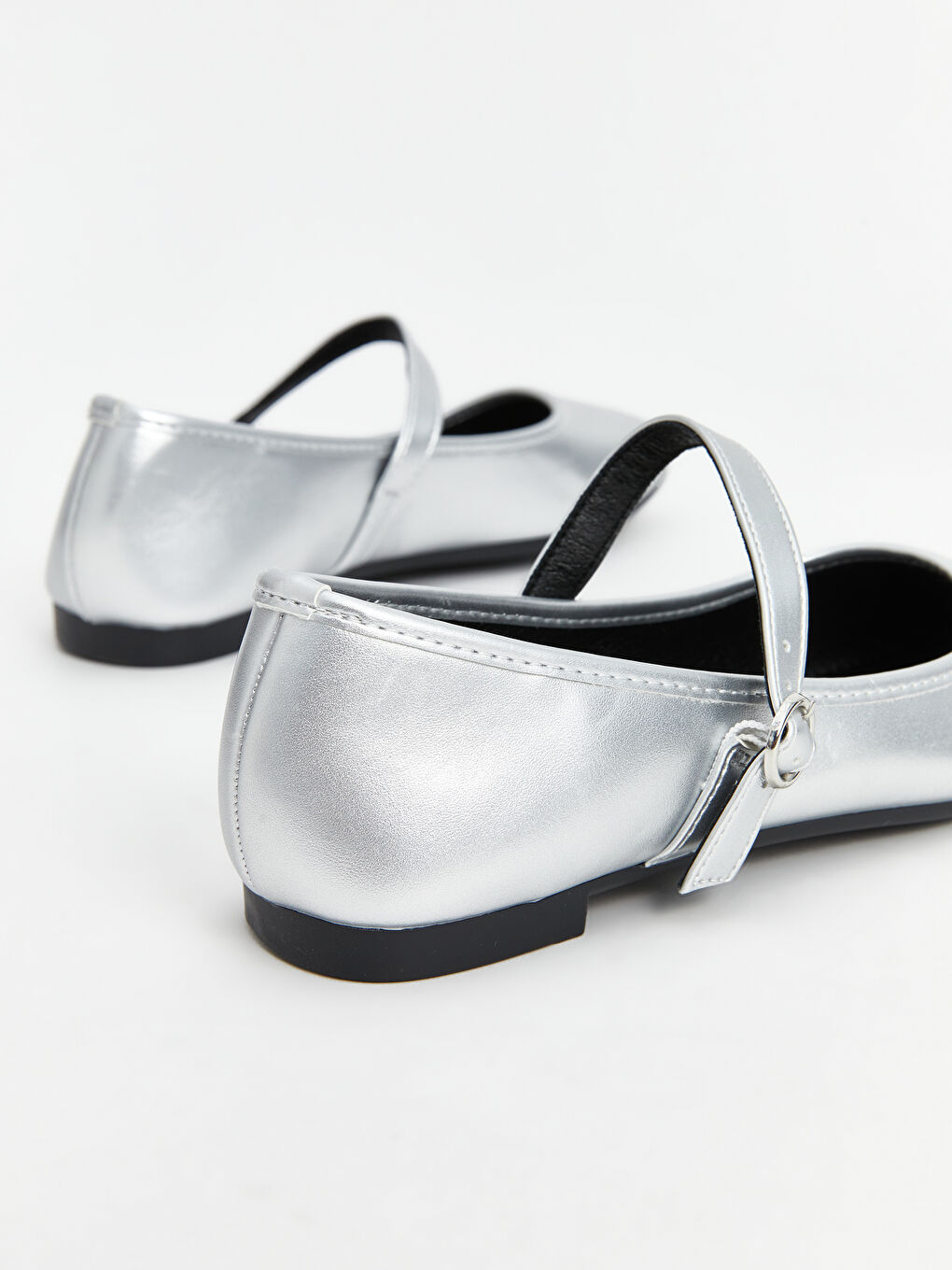 Shiny Faux Leather Women's Ballet Flats -S5AE60Z8-G8Z