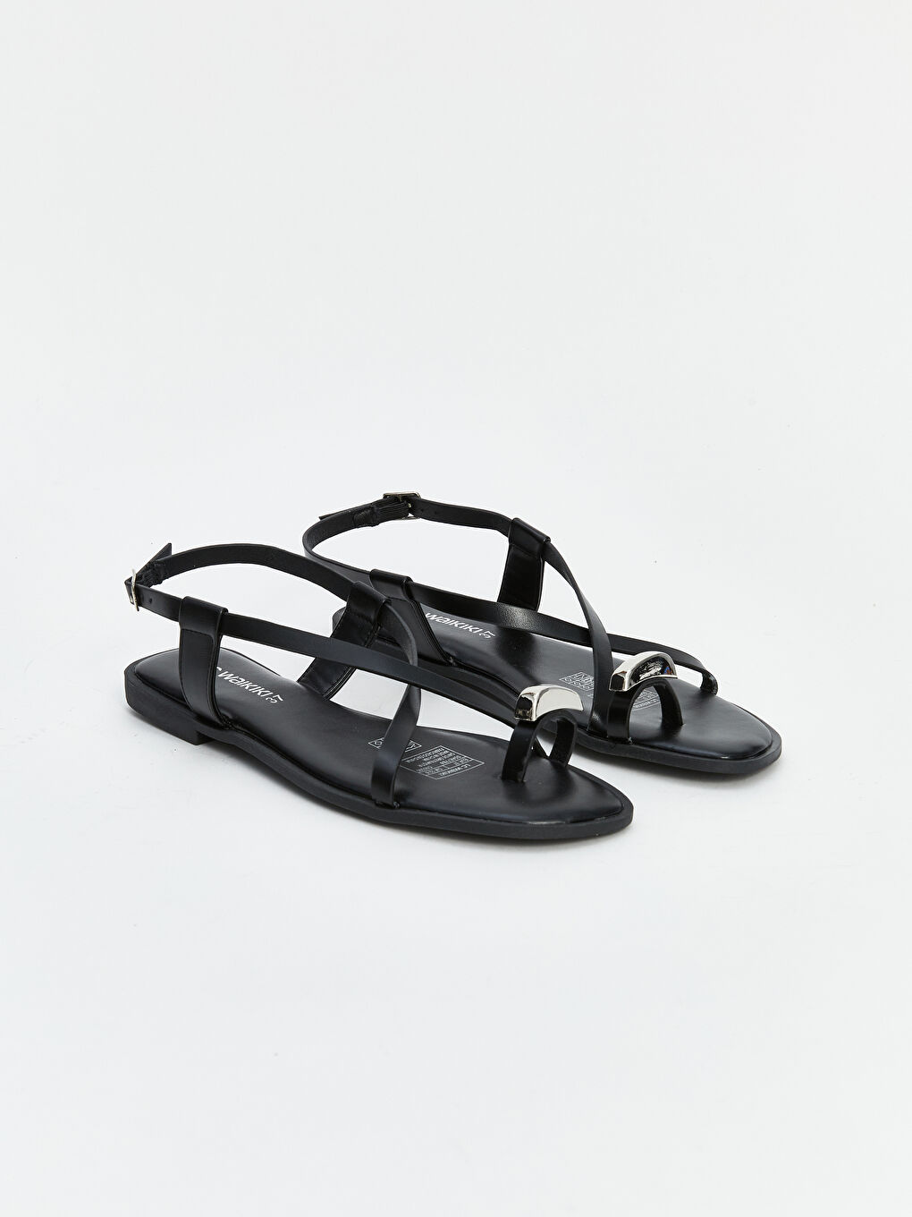 LCW STEPS Metal Buckled Women's Toe Post Sandal -S5AE77Z8-HUC