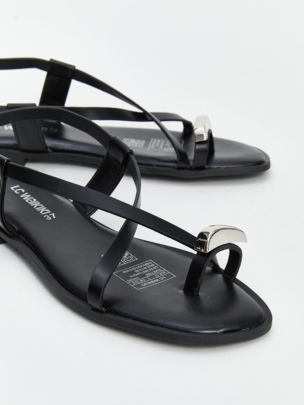 LCW STEPS Metal Buckled Women's Toe Post Sandal -S5AE77Z8-HUC