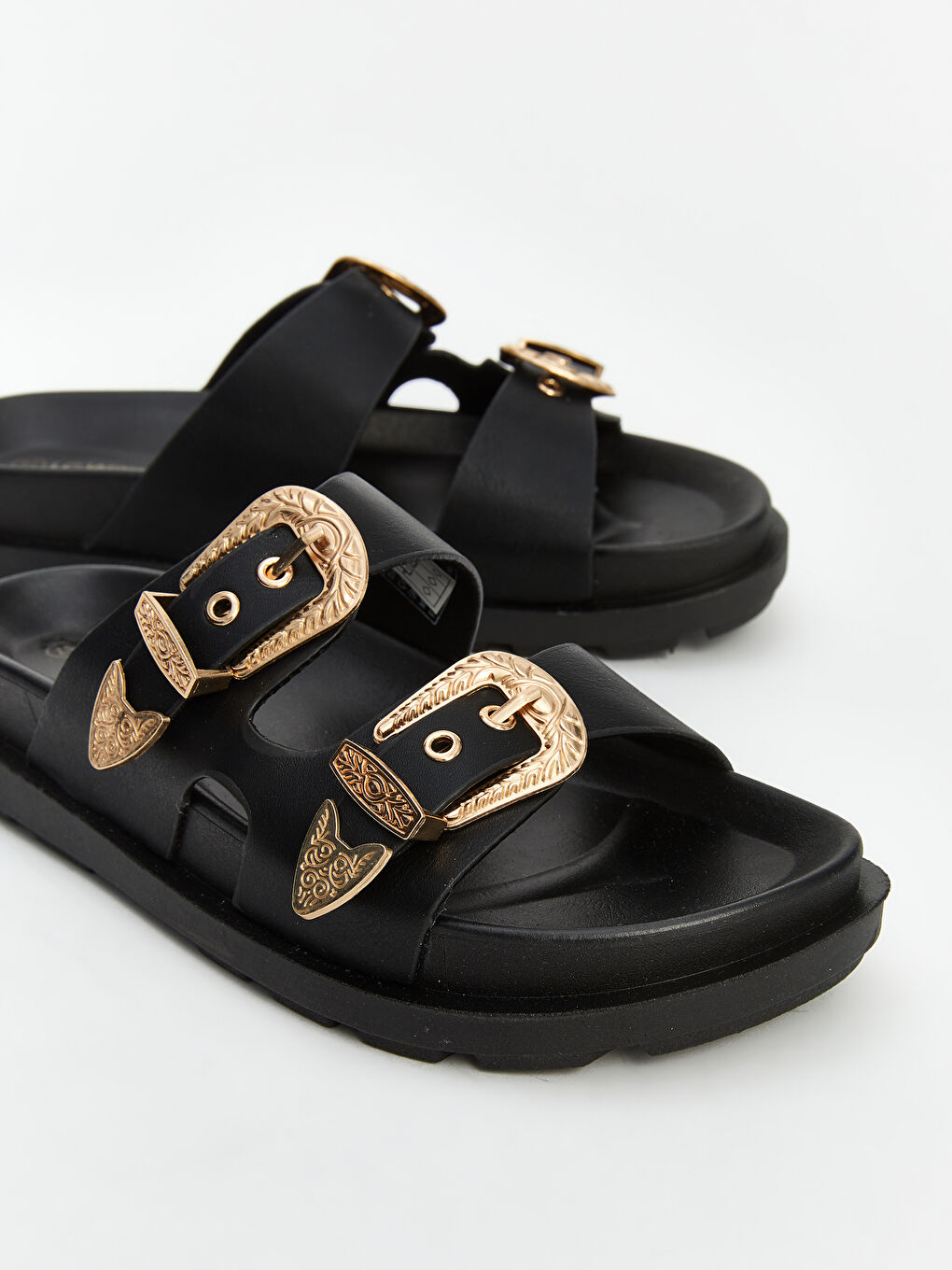 Double Strap Women's Sliders -S5AE94Z8-HUC