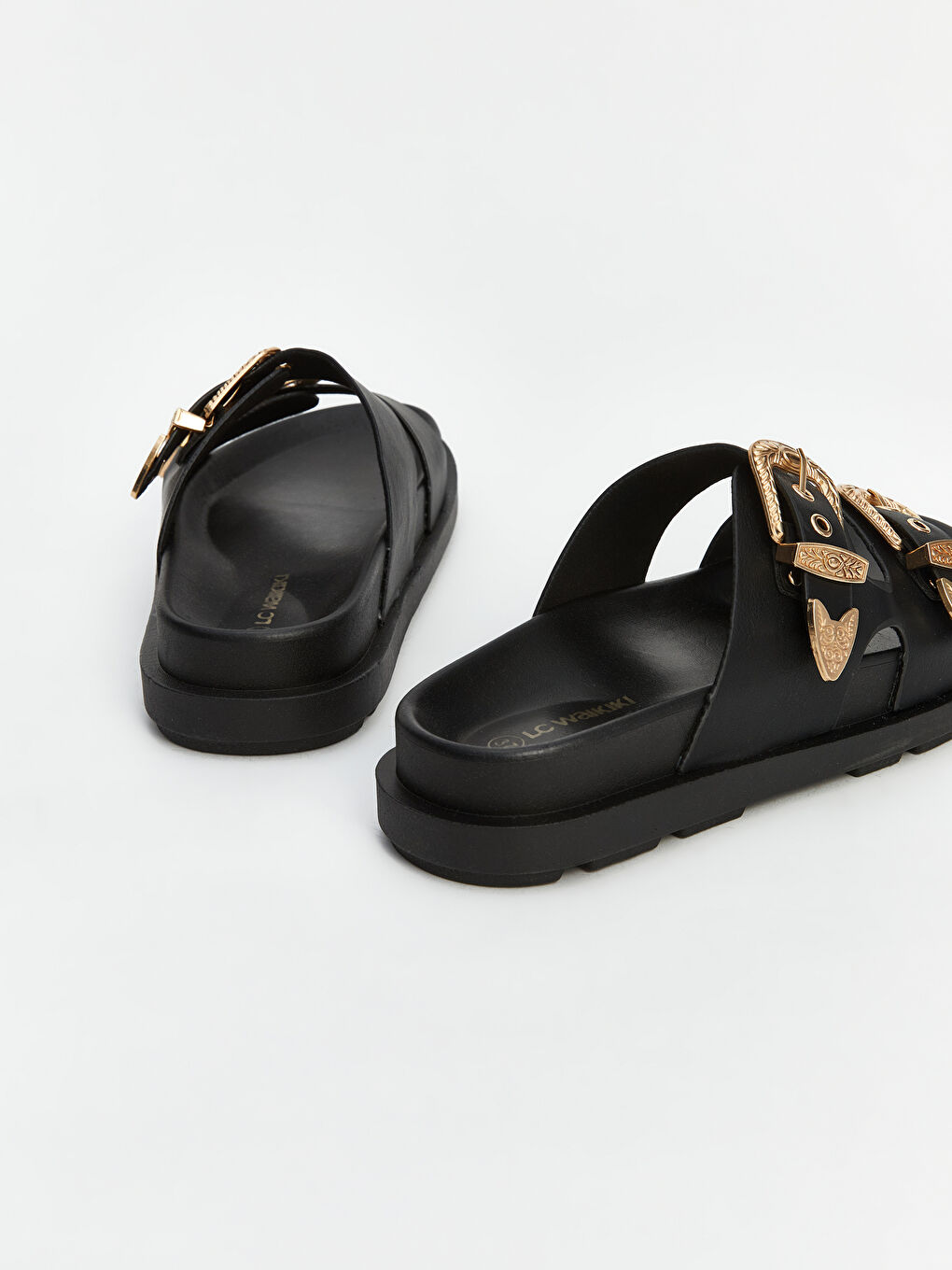 Double Strap Women's Sliders -S5AE94Z8-HUC