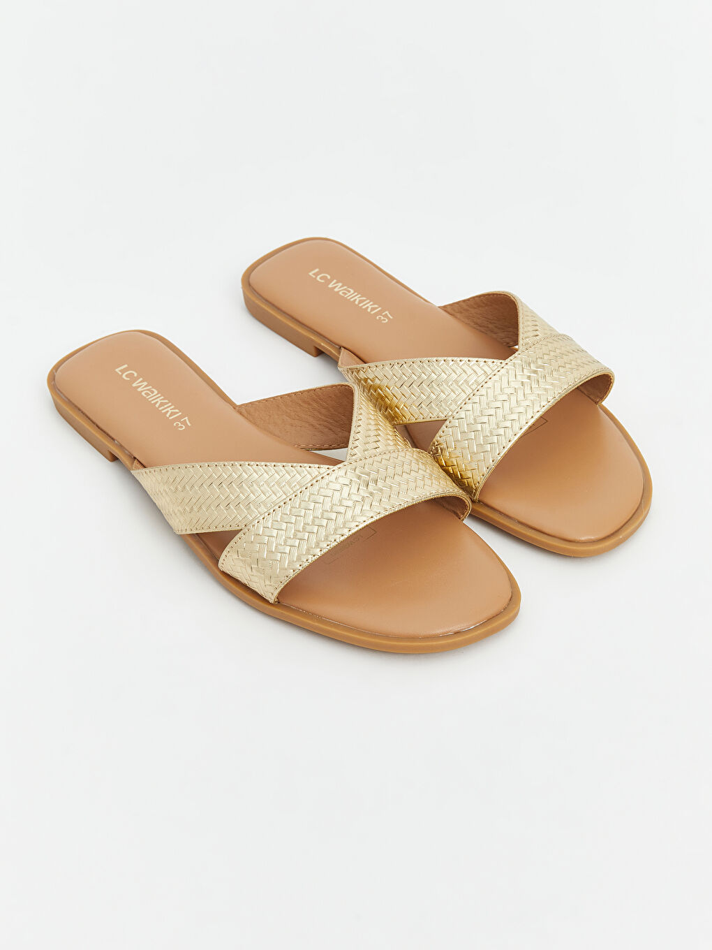 Cross-Strap Women's Slippers -S5AE96Z8-GHW