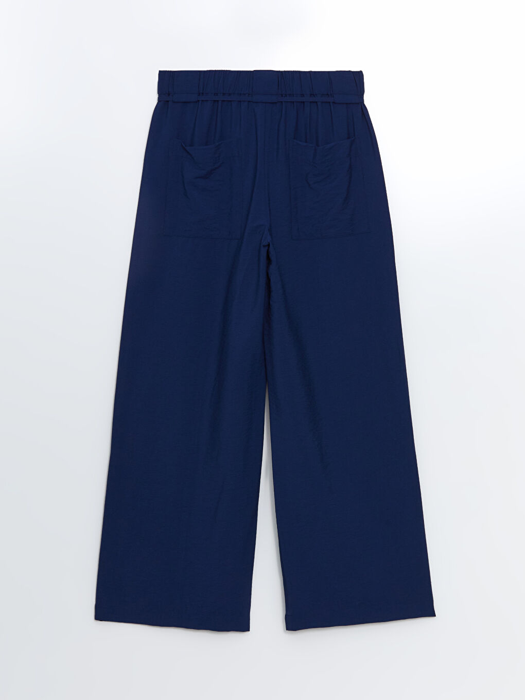 Ženske pantalone sa elastičnim pojasom i širokim nogavicama -S5AF01Z8-DHD