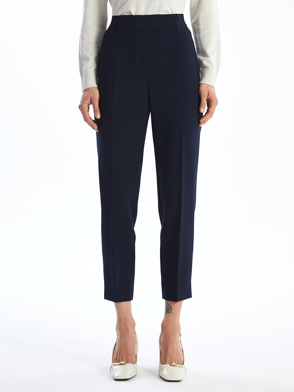 Pantalone za žene sa lastišem u struku -S5AF02Z8-E1J