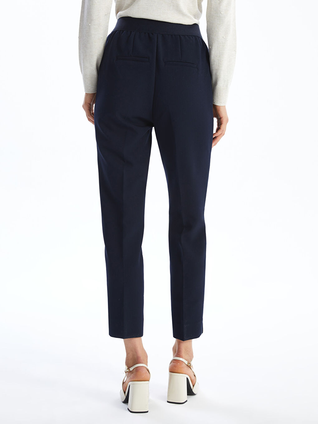 Pantalone za žene sa lastišem u struku -S5AF02Z8-E1J