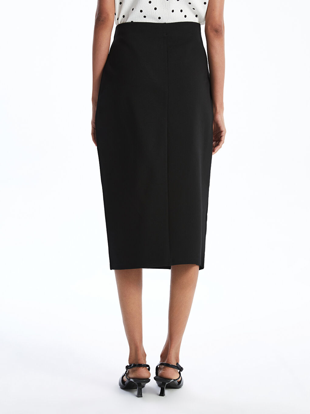 Slim Fit Women's Pencil Skirt -S5AF07Z8-CVL