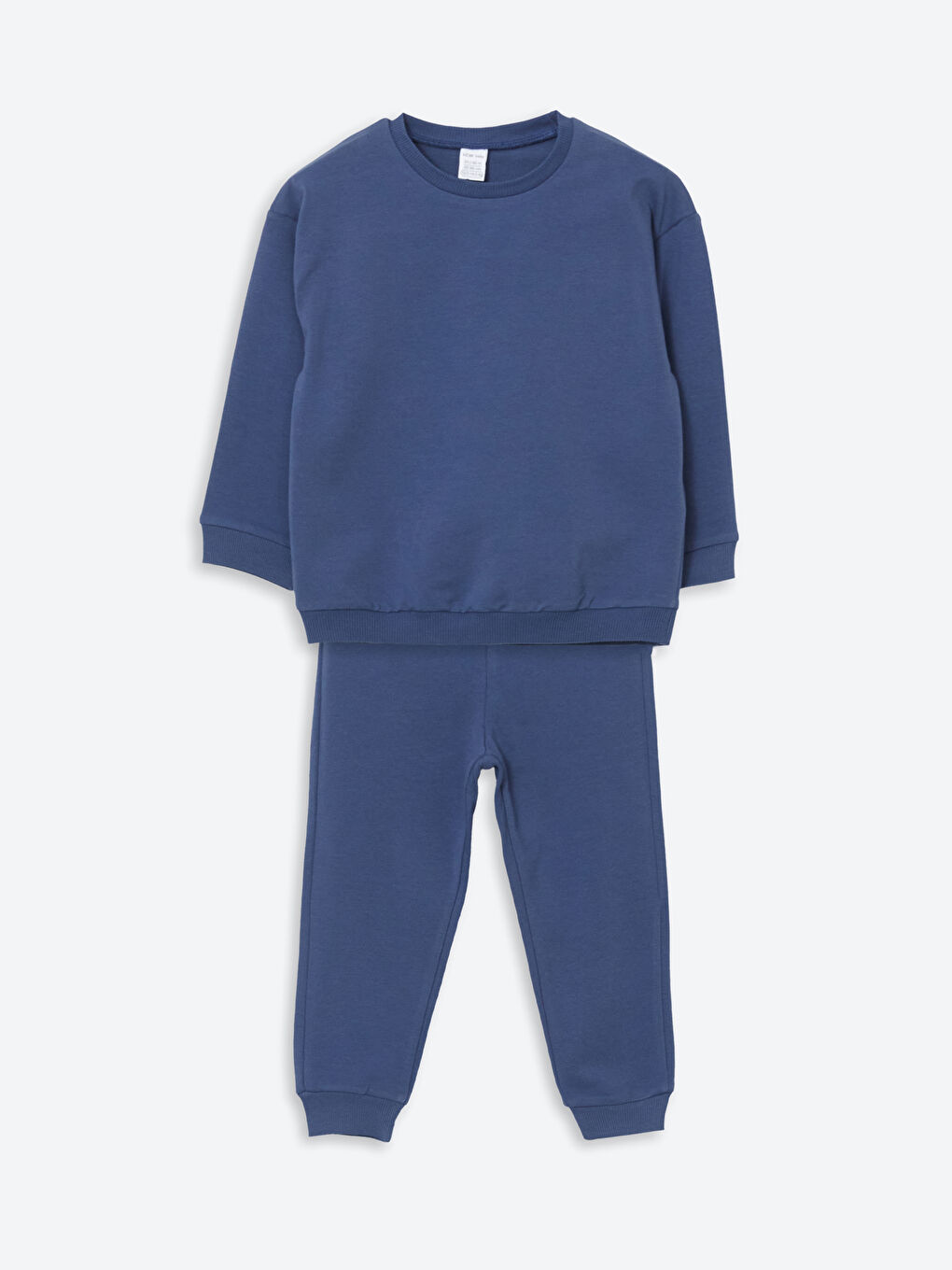 Crew Neck Basic Baby Boy Pajama Set -S5AF40Z1-SBK