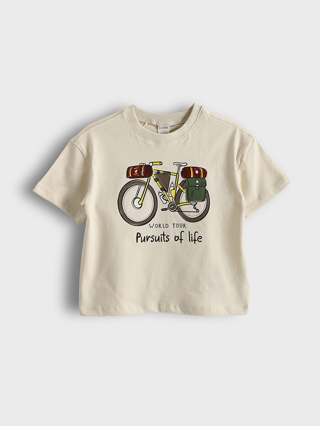 Crew Neck Printed Boys' T-Shirt 2 Pack-2