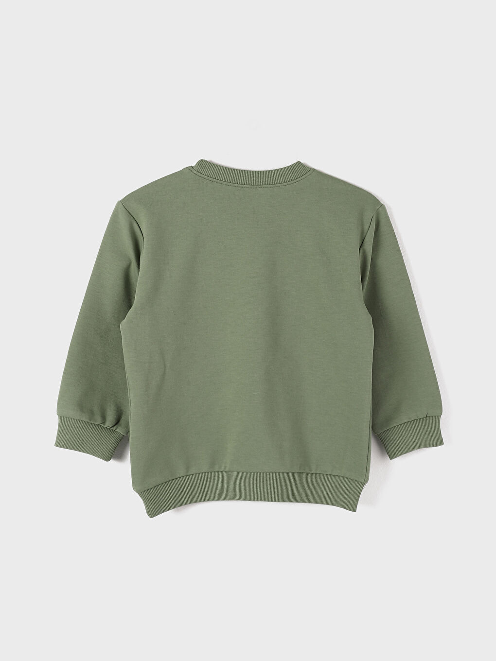 سويت شيرت ياقة دائرية كم طويل مطبوع أولاد رضع - مجموعة من 2-4