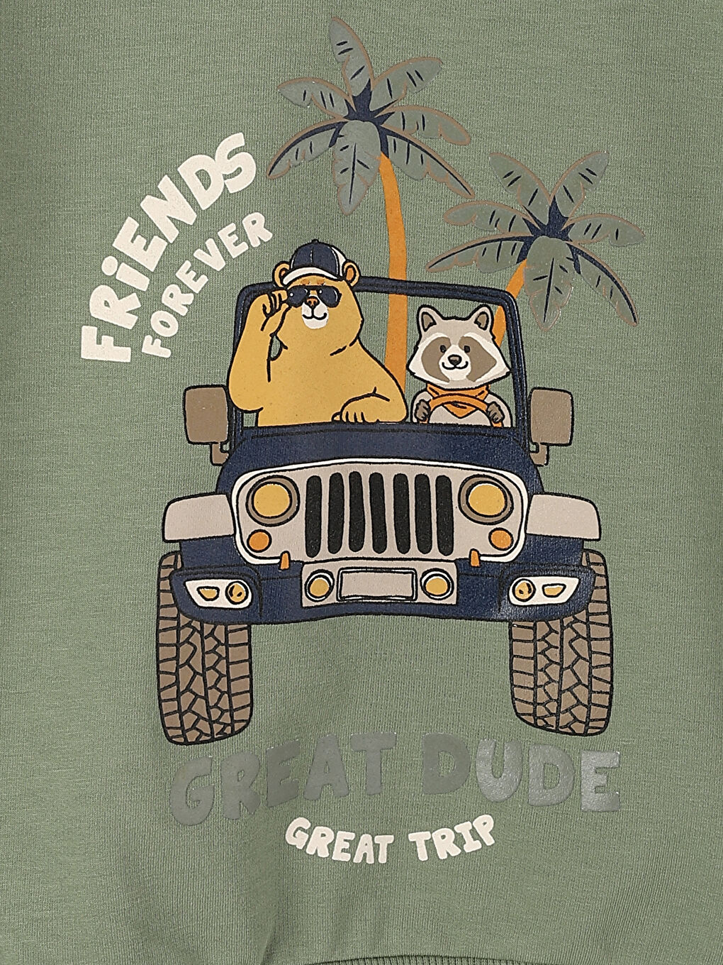 سويت شيرت ياقة دائرية كم طويل مطبوع أولاد رضع - مجموعة من 2-6