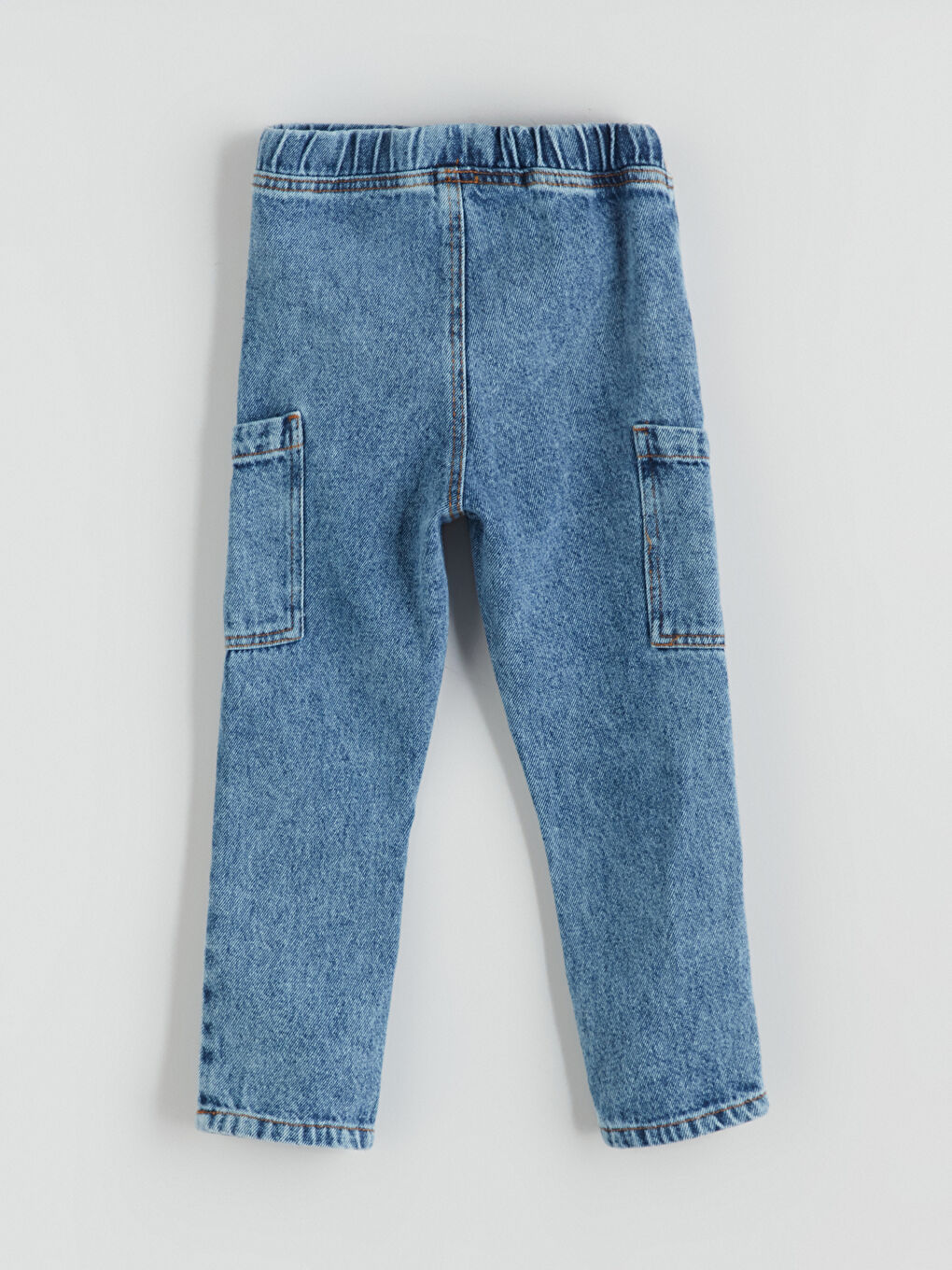 Elasticated Waist Boys' Cargo Jeans-2