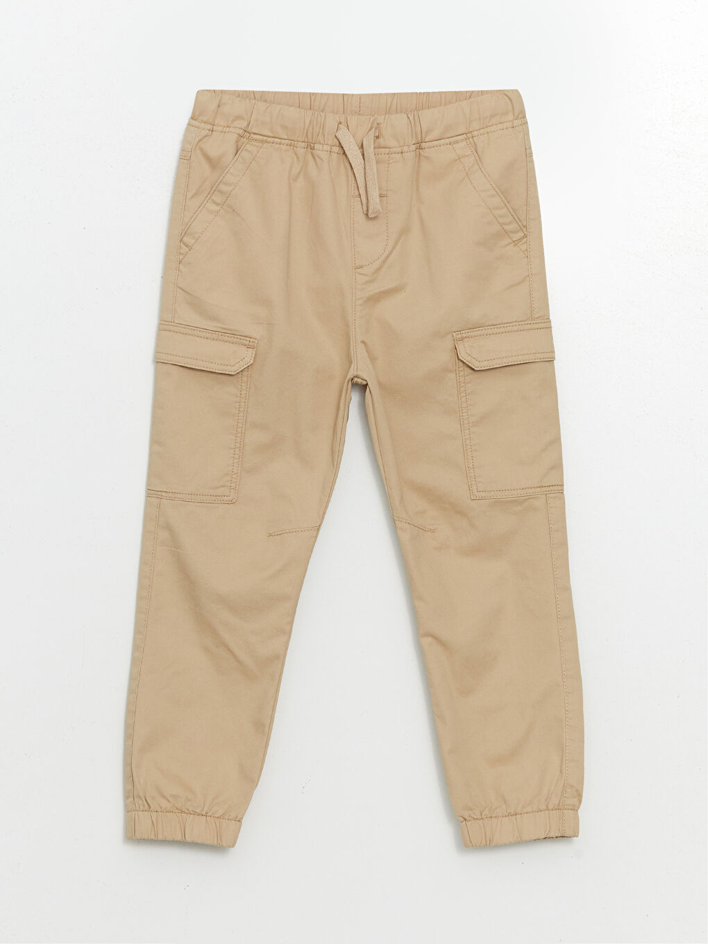 Elastic Waist Boys' Cargo Trousers-2