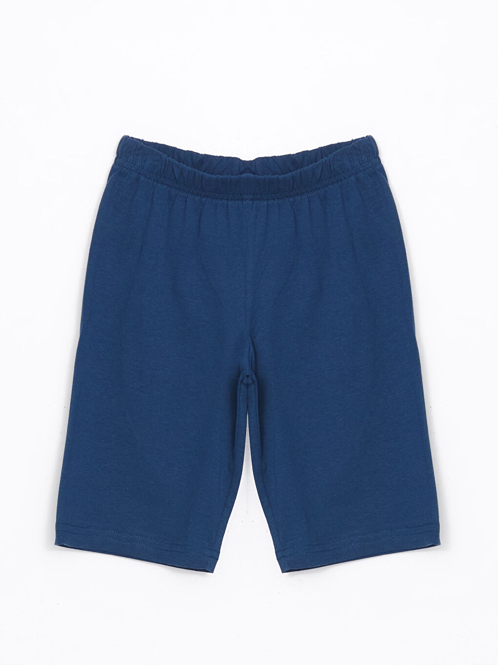 Lacivert Beli Lastikli Basic Erkek Çocuk Pijama Şort