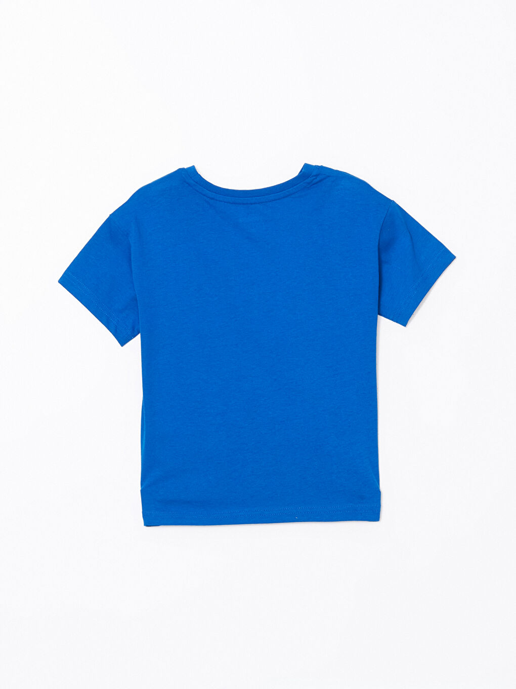 Mavi Bisiklet Yaka Baskılı Erkek Çocuk Pijama Üst-1