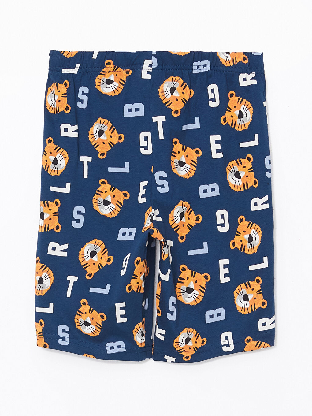 LCW Kids Bisiklet Yaka Erkek Çocuk Şortlu Pijama Takımı -S5AG61Z1-JC7