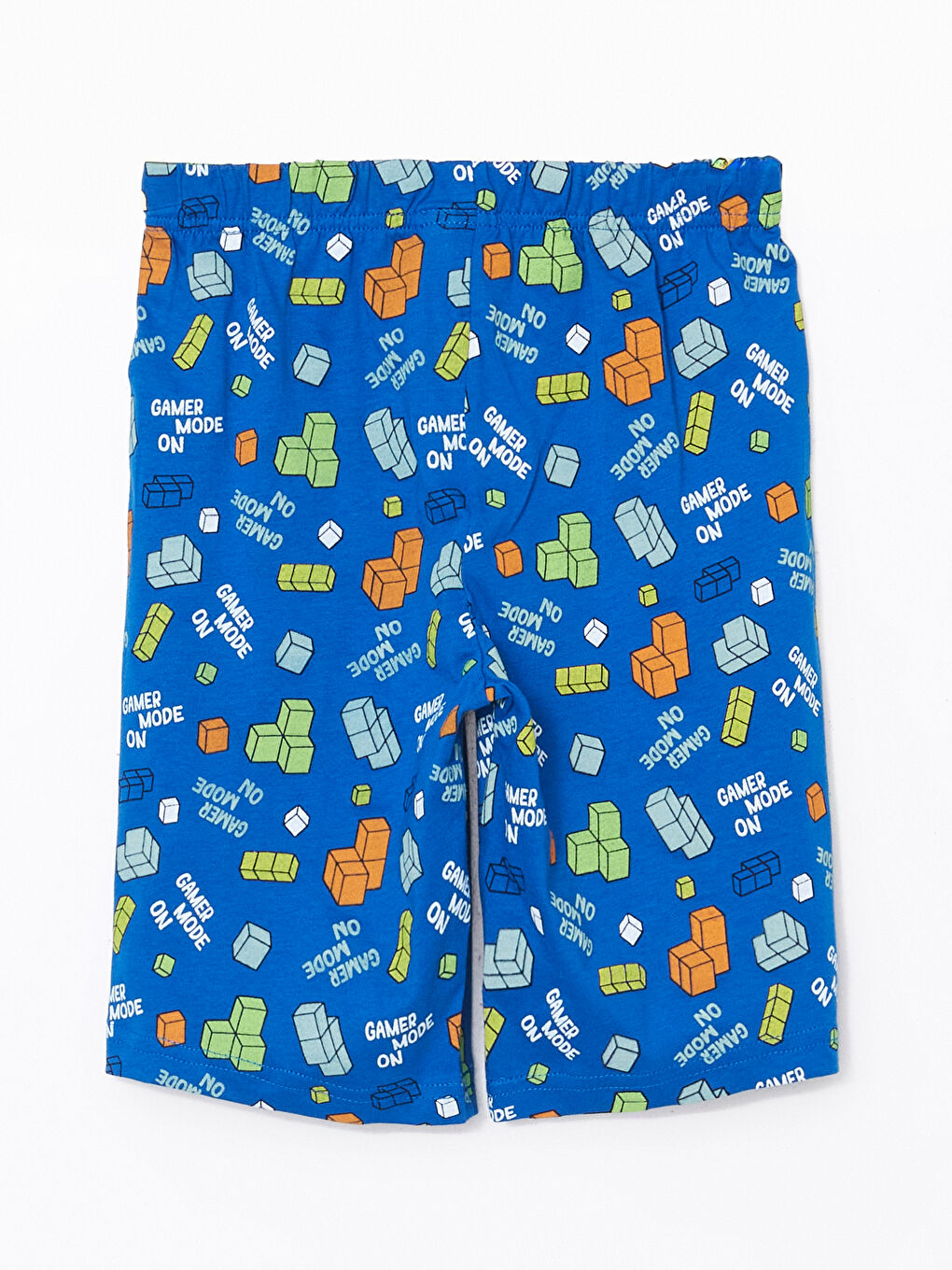 LCW Kids Mavi Beli Lastikli Baskılı Erkek Çocuk Pijama Alt - 1
