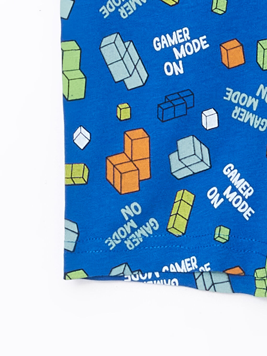 LCW Kids Mavi Beli Lastikli Baskılı Erkek Çocuk Pijama Alt - 2