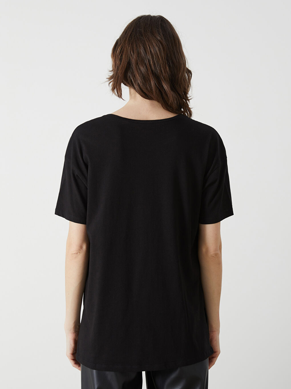 Crew Neck Studded Women'S T-Shirt -S5AG73Z8-CVL