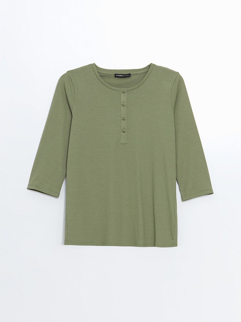 Crew Neck Women's Blouse -S5AG91Z8-GUY