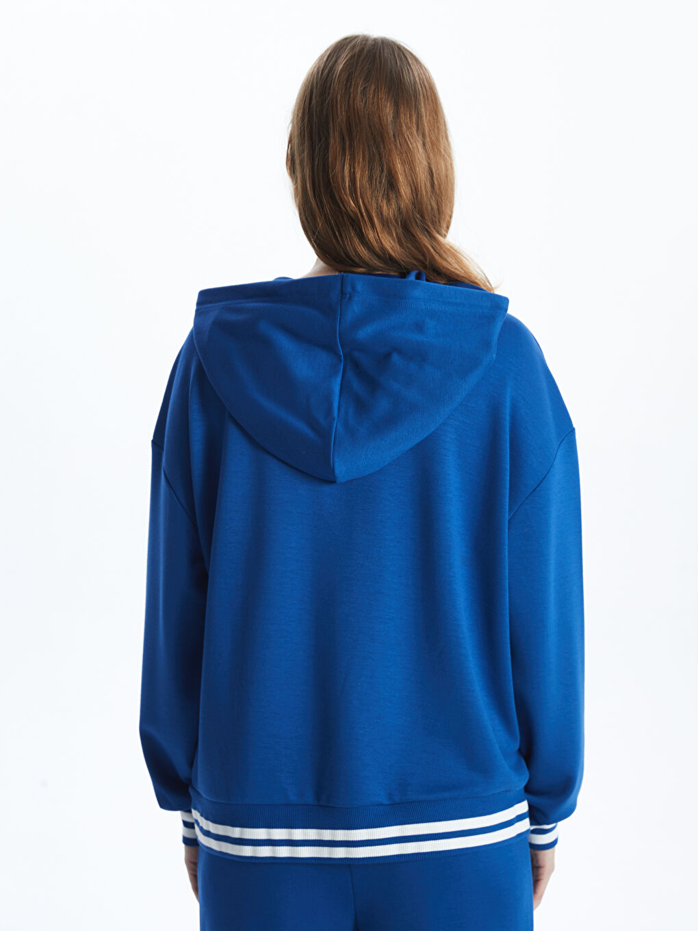 Striped Oversize Women's Hoodie -S5AG99Z8-HPQ