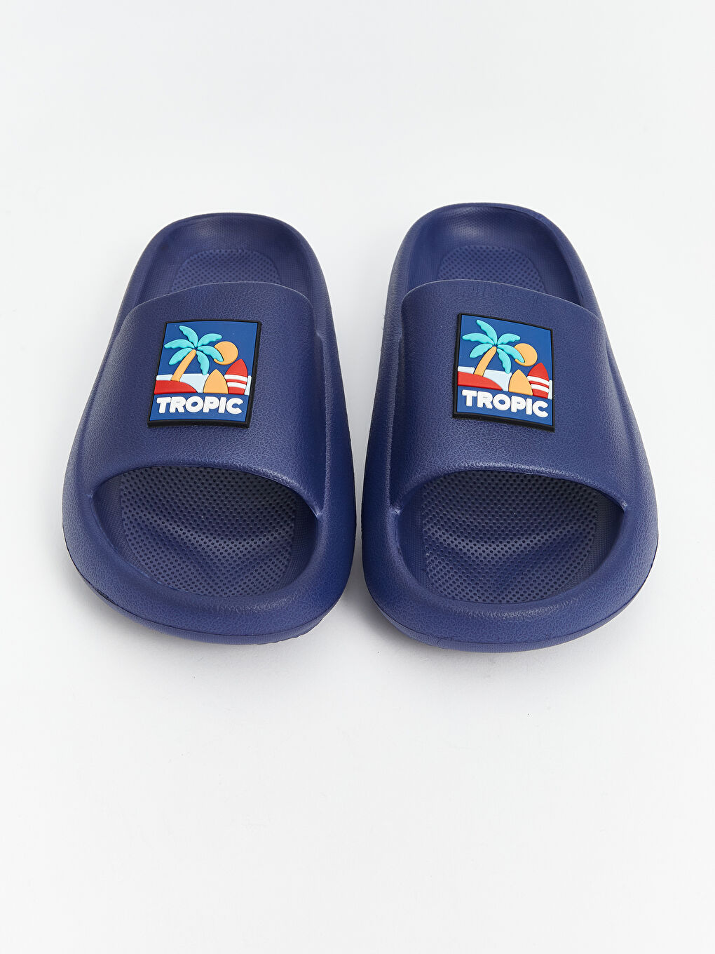 Single-Band Printed Men's Slippers -S5AH20Z8-CRP