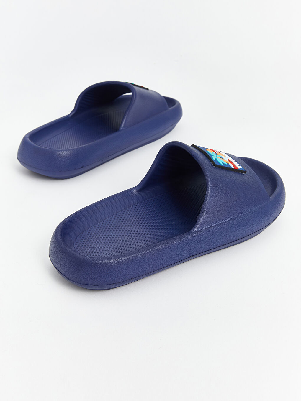 Single-Band Printed Men's Slippers -S5AH20Z8-CRP