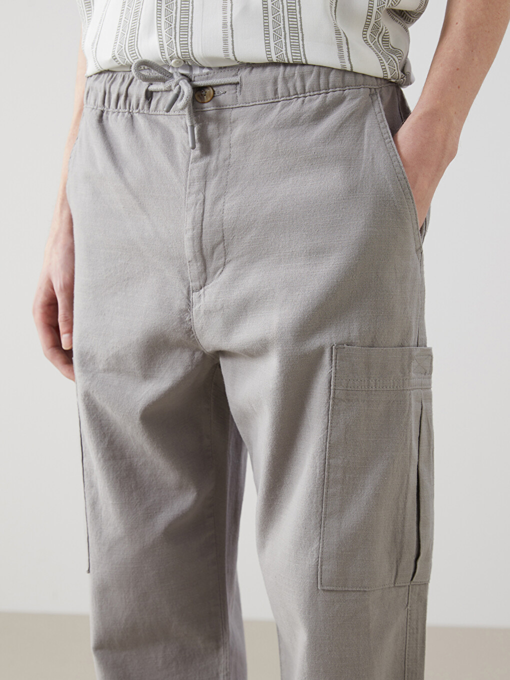 Relaxed Fit Men's Trousers-2