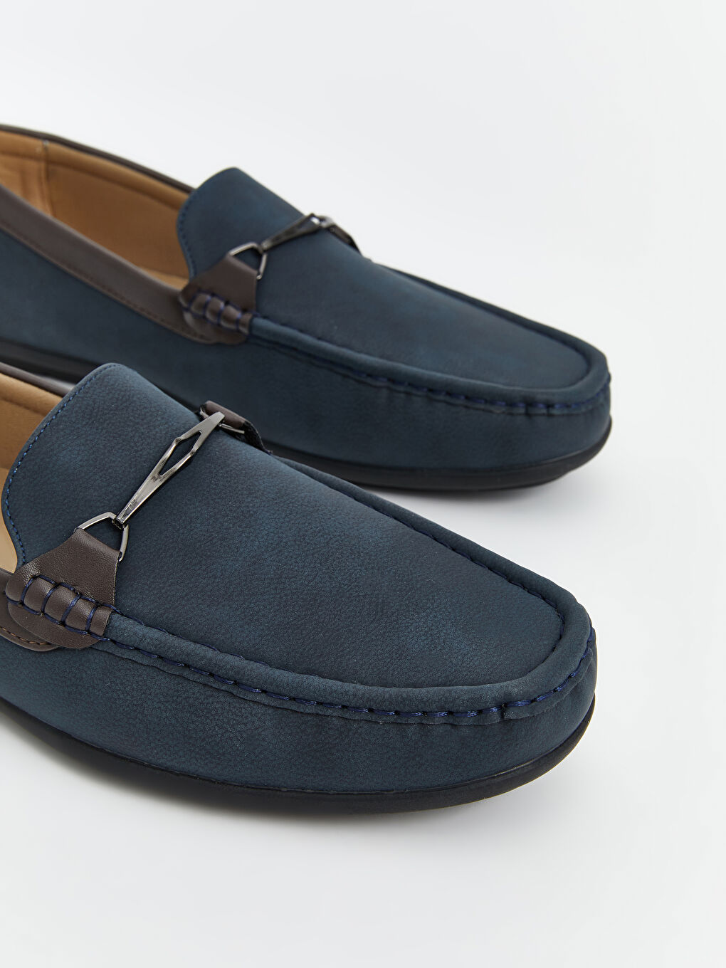 LCW STEPS Faux Suede Men's Loafer Shoes -S5AH58Z8-CRP