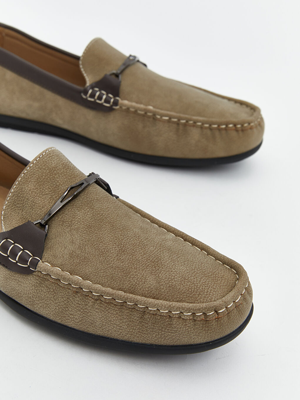 Faux Suede Men's Loafer Shoes -S5AH58Z8-DFV