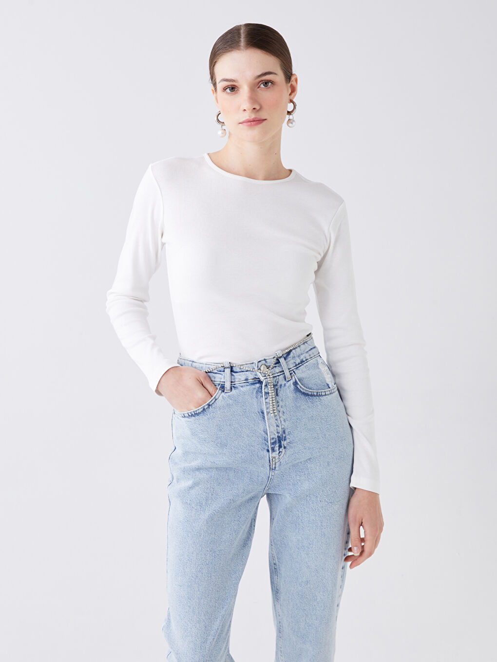 Crew Neck Women's Body -S5AH82Z8-R9J