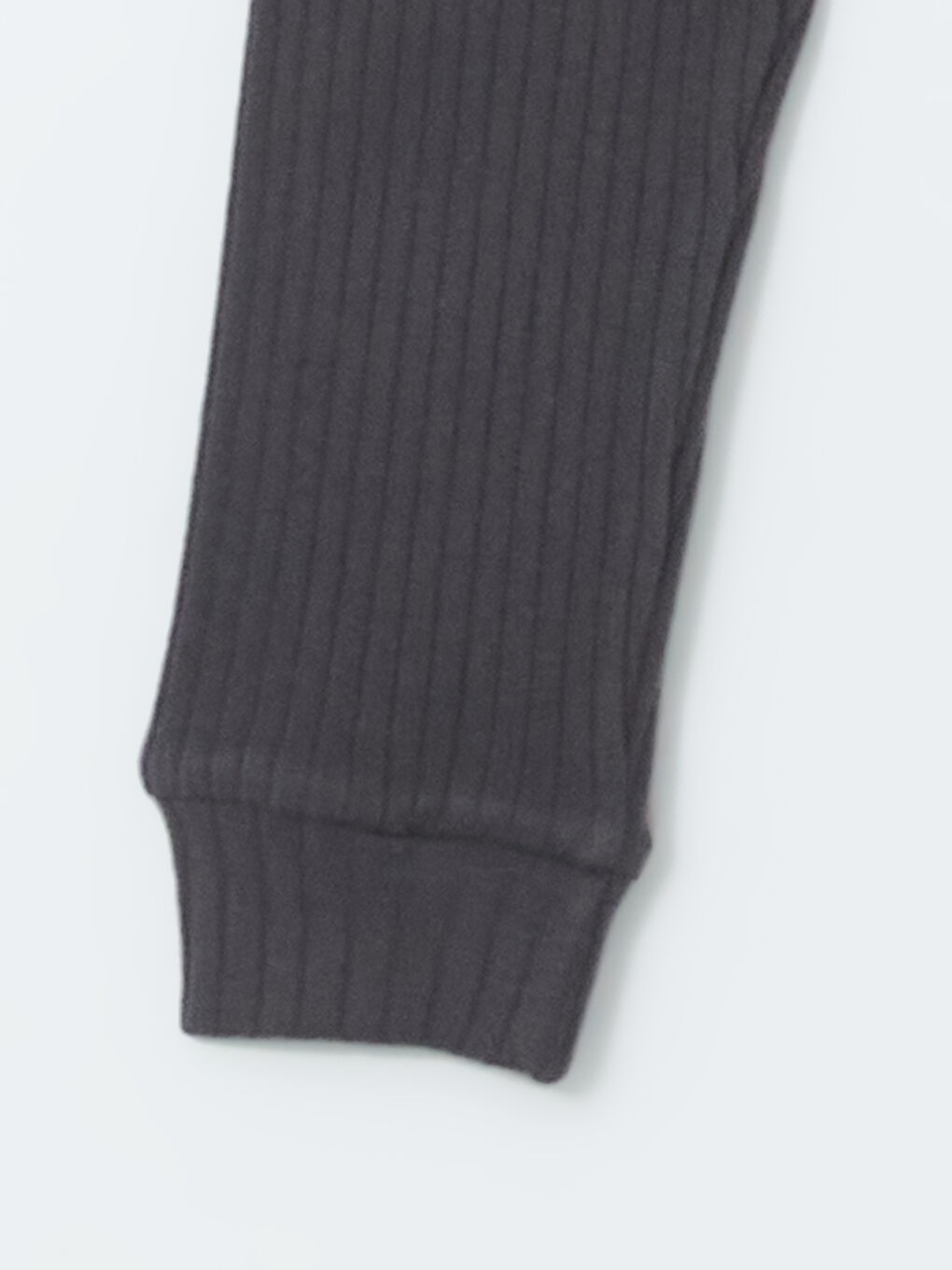 Antrasit Beli Lastikli Erkek Bebek Jogger Pijama Altı-1