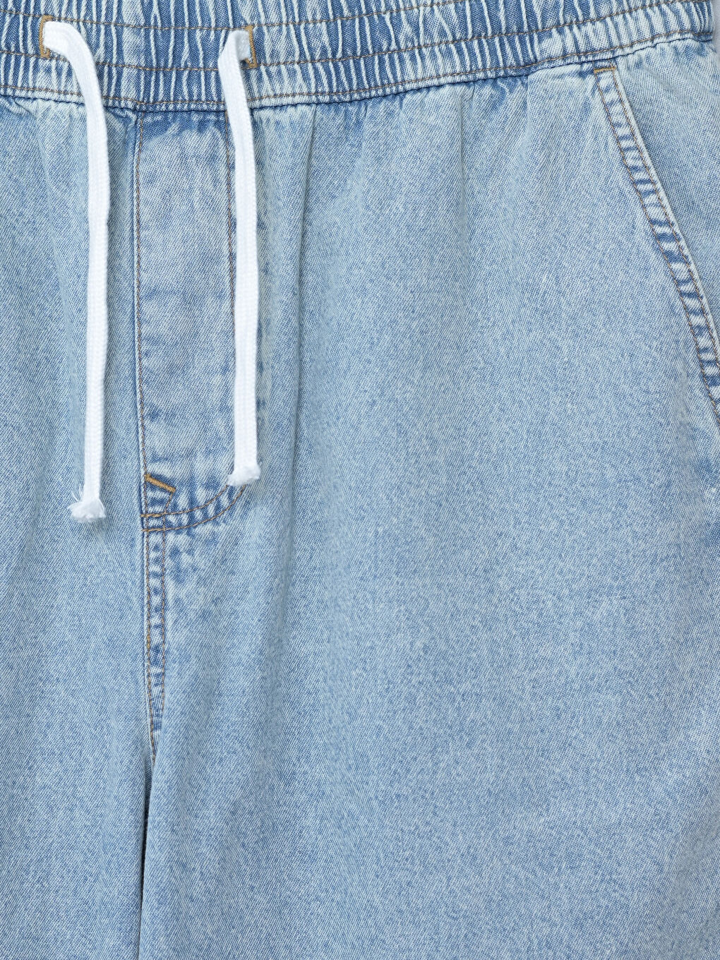 Relaxed Fit Men's Denim Shorts -S5AH94Z8-311