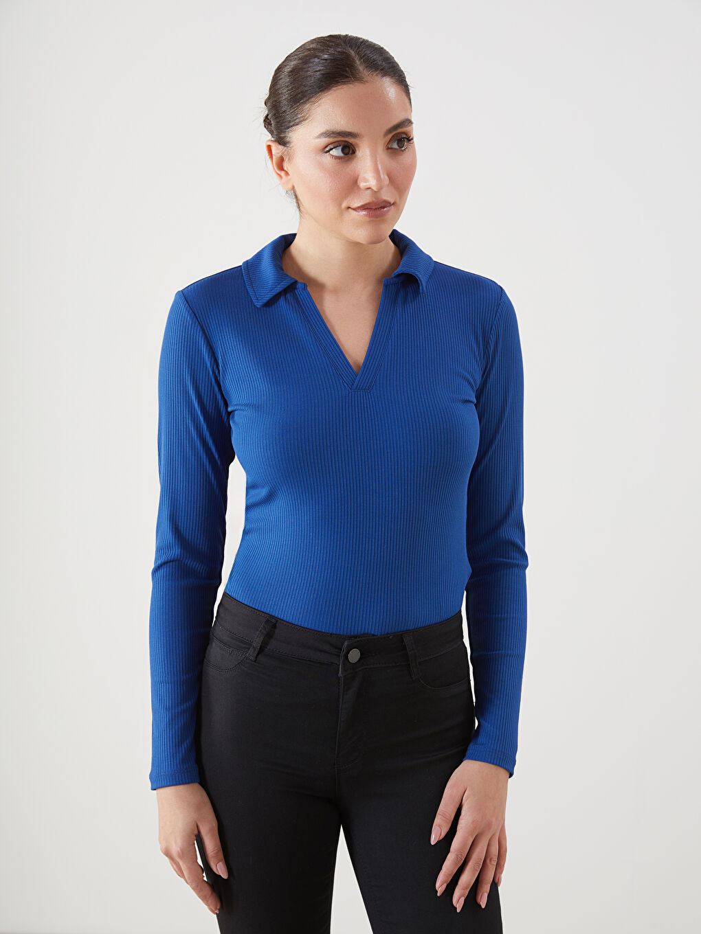 LCWAIKIKI Classic Polo Neck Women's Body -S5AI04Z8-HPQ