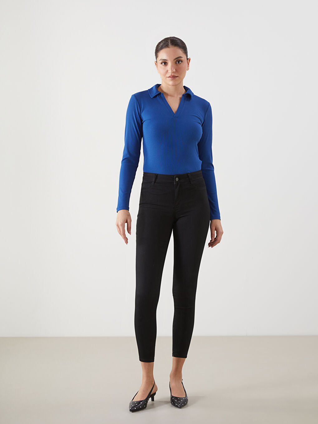 LCWAIKIKI Classic Polo Neck Women's Body -S5AI04Z8-HPQ