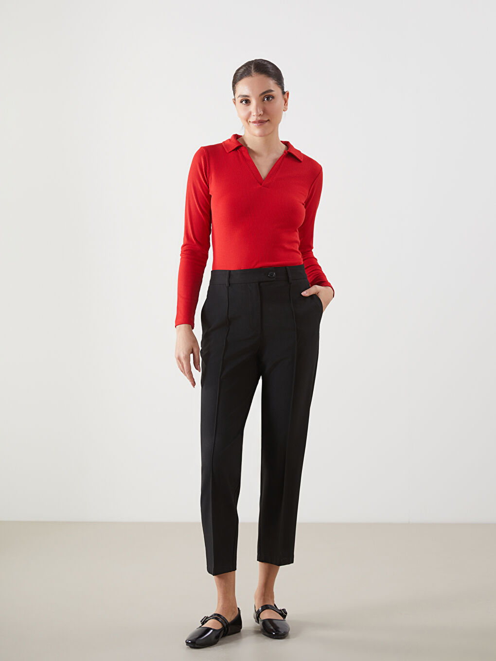 LCWAIKIKI Classic Polo Neck Women's Body -S5AI04Z8-KYV