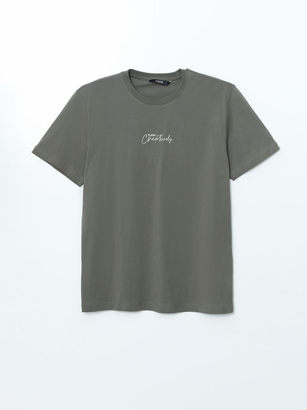 Crew Neck Printed Jersey Men's T-Shirt -S5AI42Z8-YRN