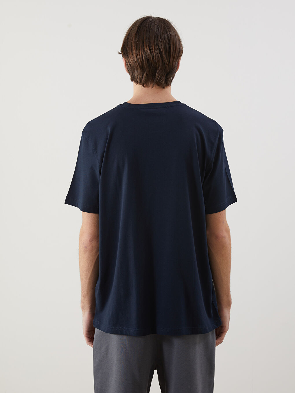 XSIDE Crew Neck Printed Jersey Men's T-Shirt -S5AI50Z8-RFH