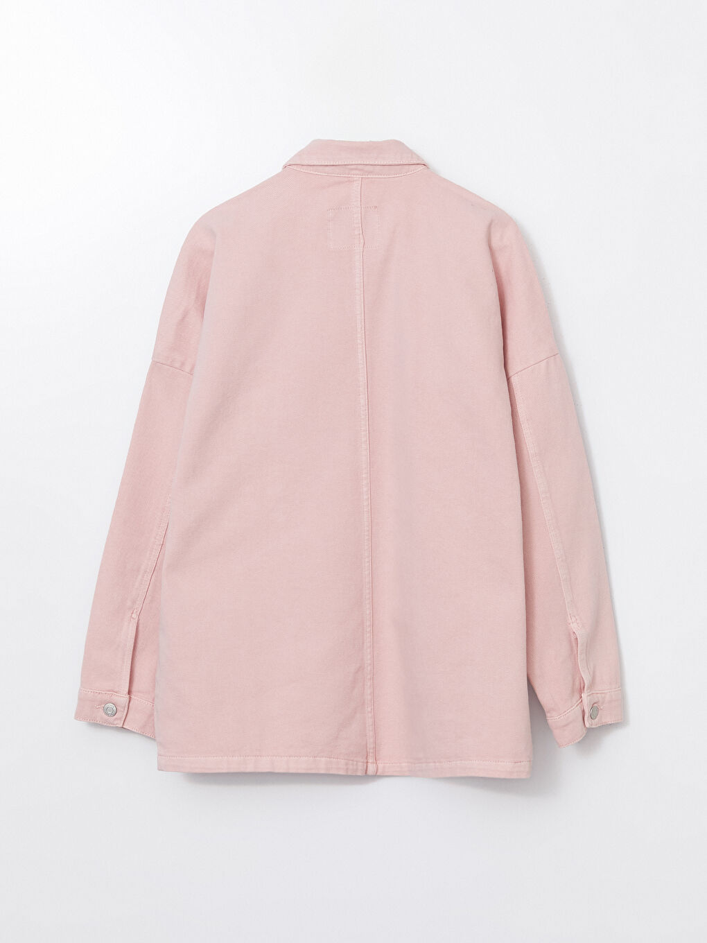 XSIDE Pembe Kadın Jean Gömlek - 8