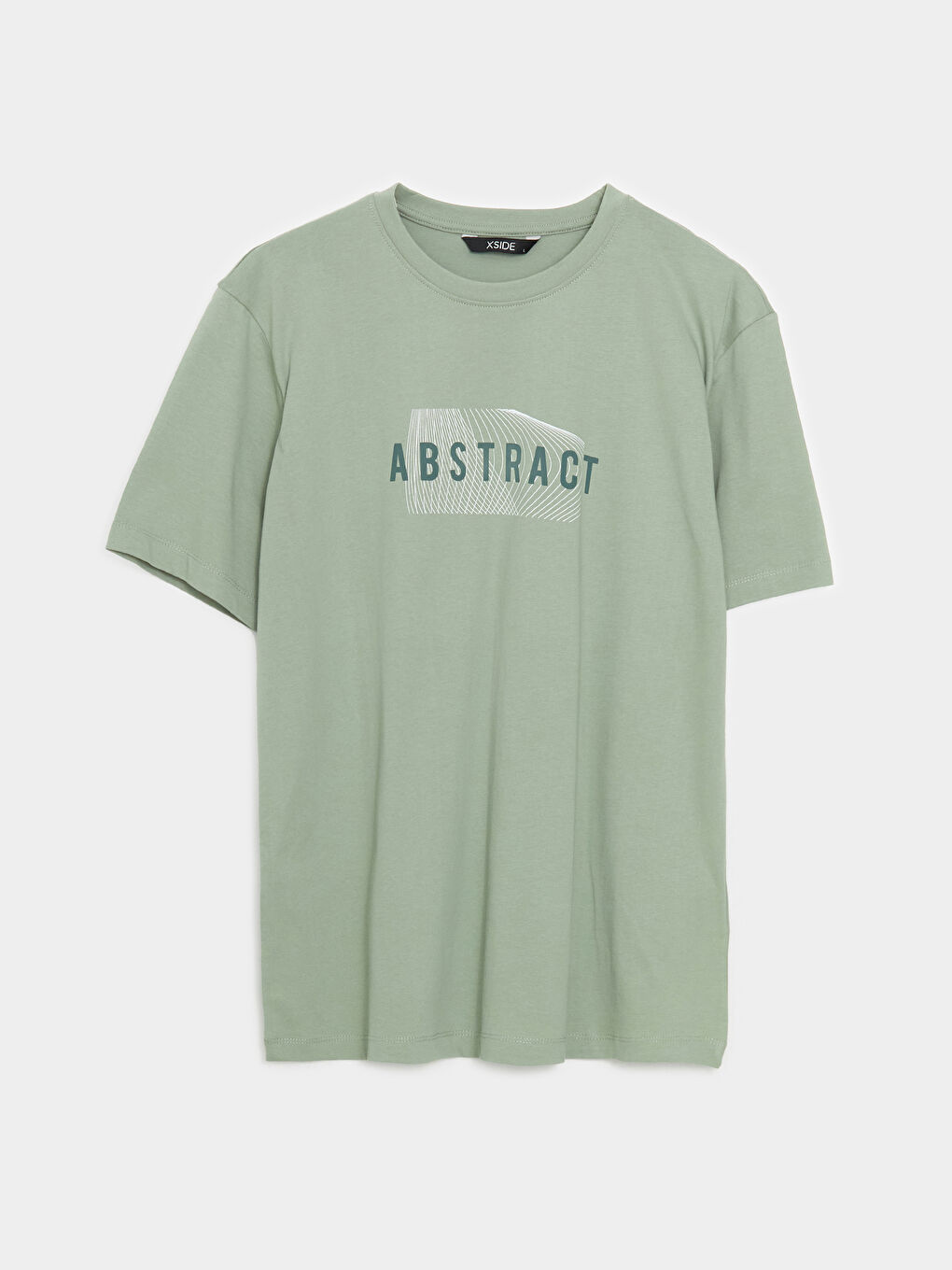 Crew Neck Short Sleeve Printed Combed Cotton Men's T-shirt-4