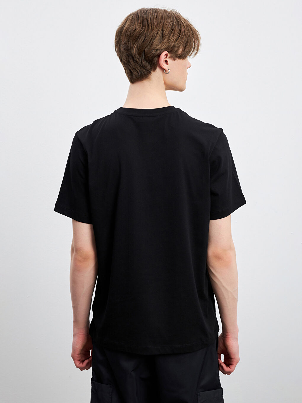 Crew Neck Printed Jersey Men's T-Shirt -S5AI55Z8-CVL