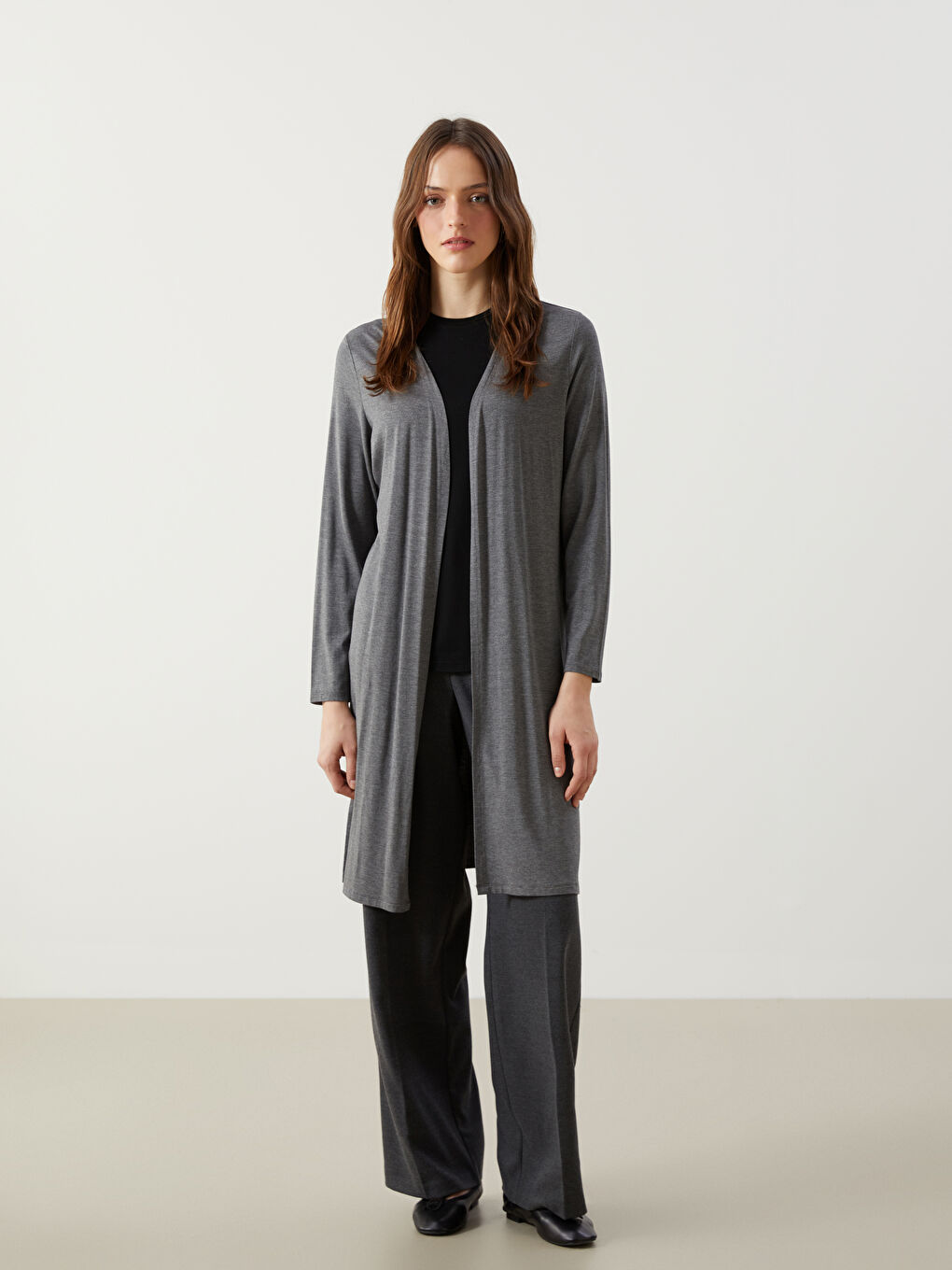 Shawl Collar Women's Cardigan -S5AI72Z8-D3A